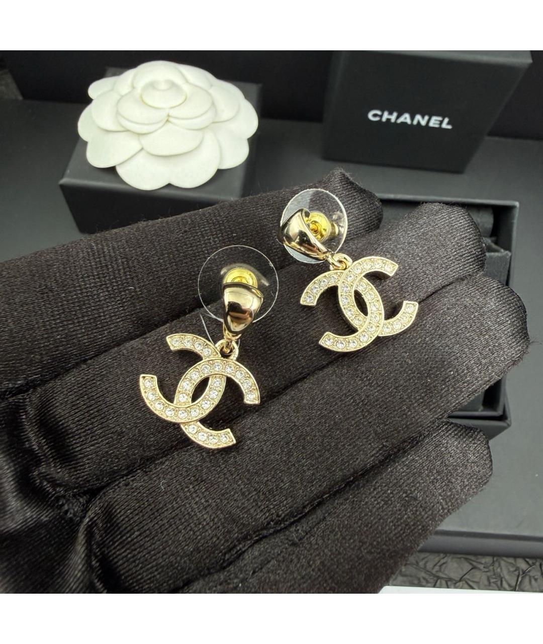 CHANEL Золотые серьги из розового золота, фото 4