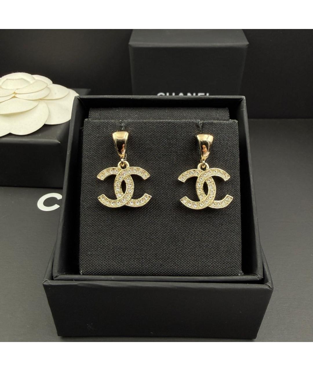 CHANEL Золотые серьги из розового золота, фото 8