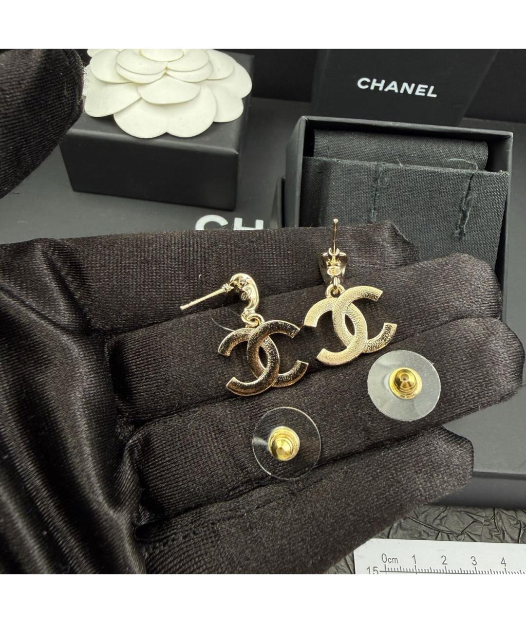 CHANEL Золотые серьги из розового золота, фото 5
