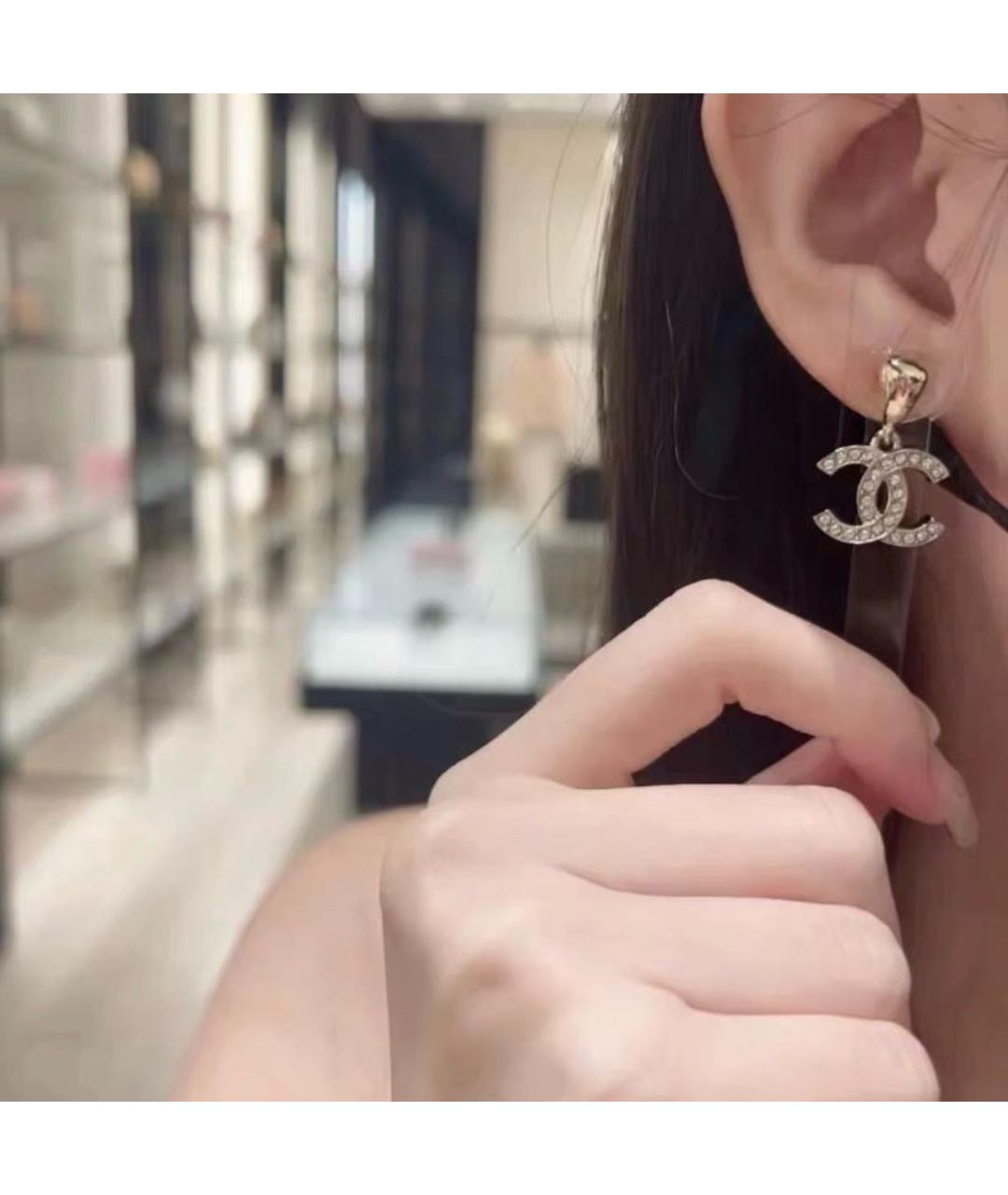 CHANEL Золотые серьги из розового золота, фото 7