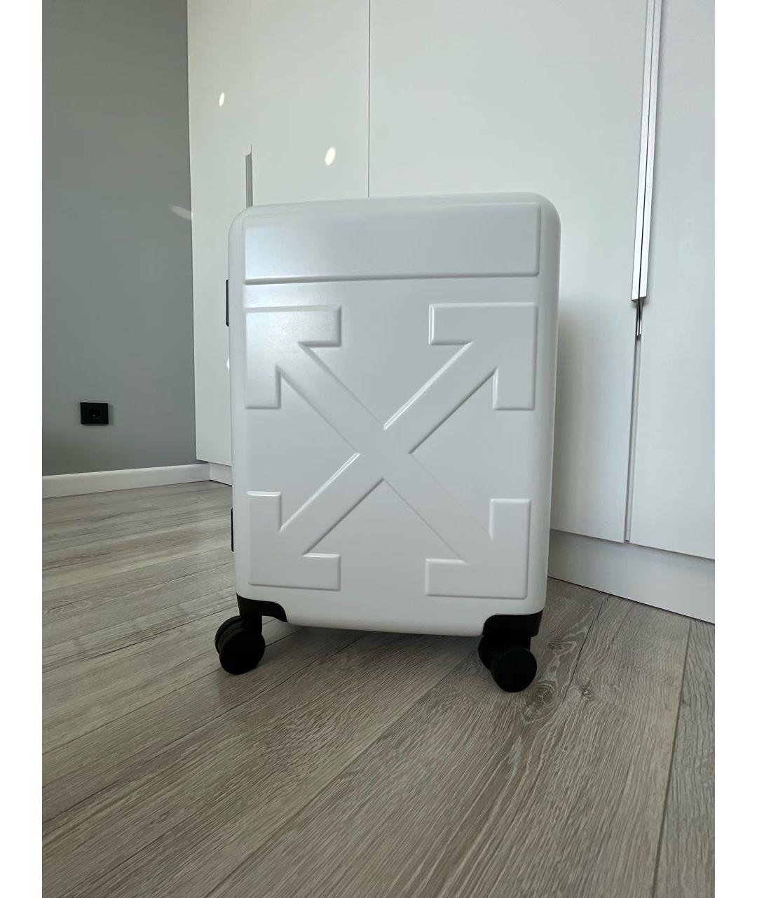 OFF-WHITE Белый чемодан, фото 8