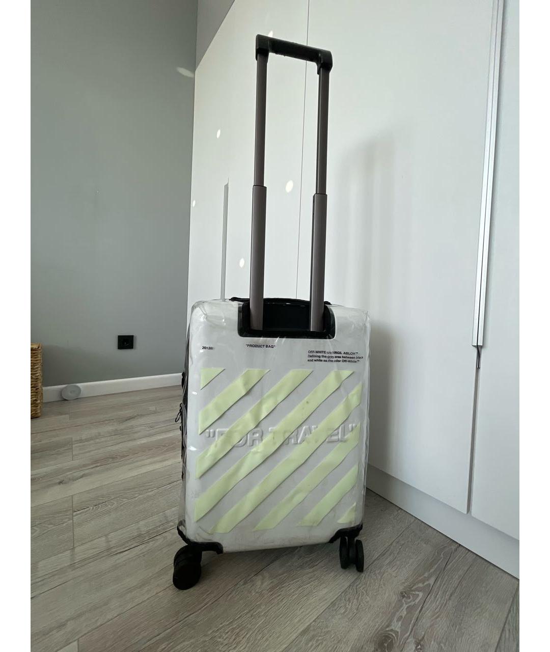 OFF-WHITE Белый чемодан, фото 7