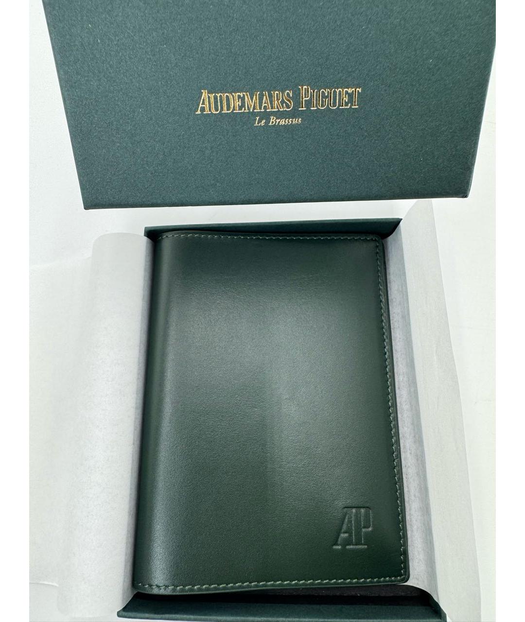 Audemars Piguet Зеленый кожаный кошелек, фото 3