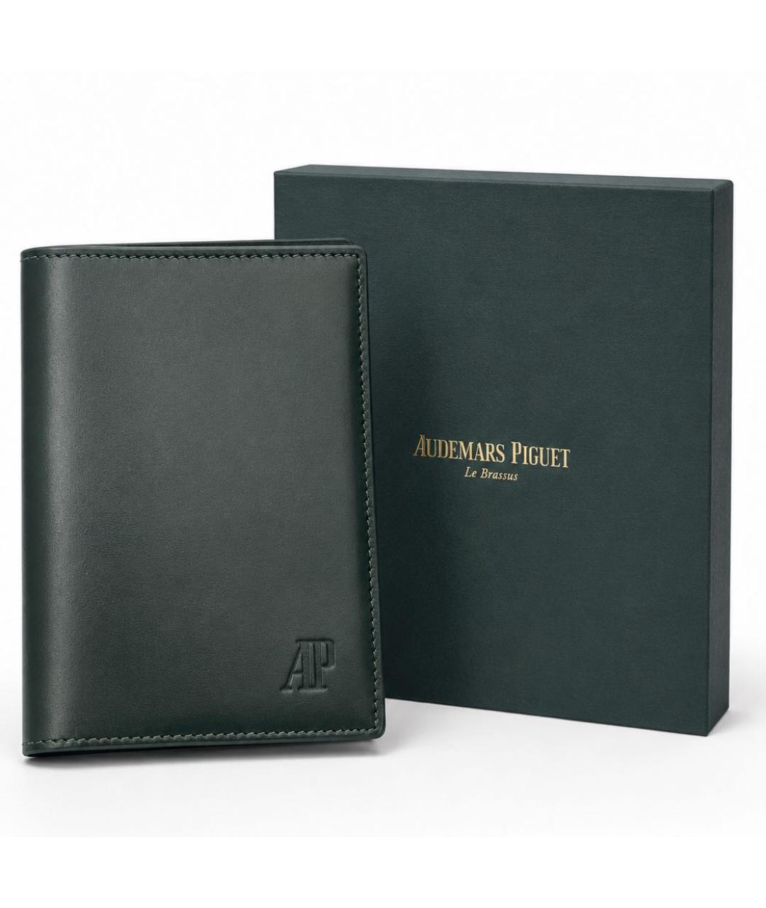 Audemars Piguet Зеленый кожаный кошелек, фото 8