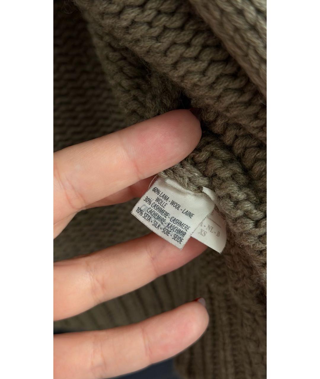BRUNELLO CUCINELLI Антрацитовый кашемировый кардиган, фото 5
