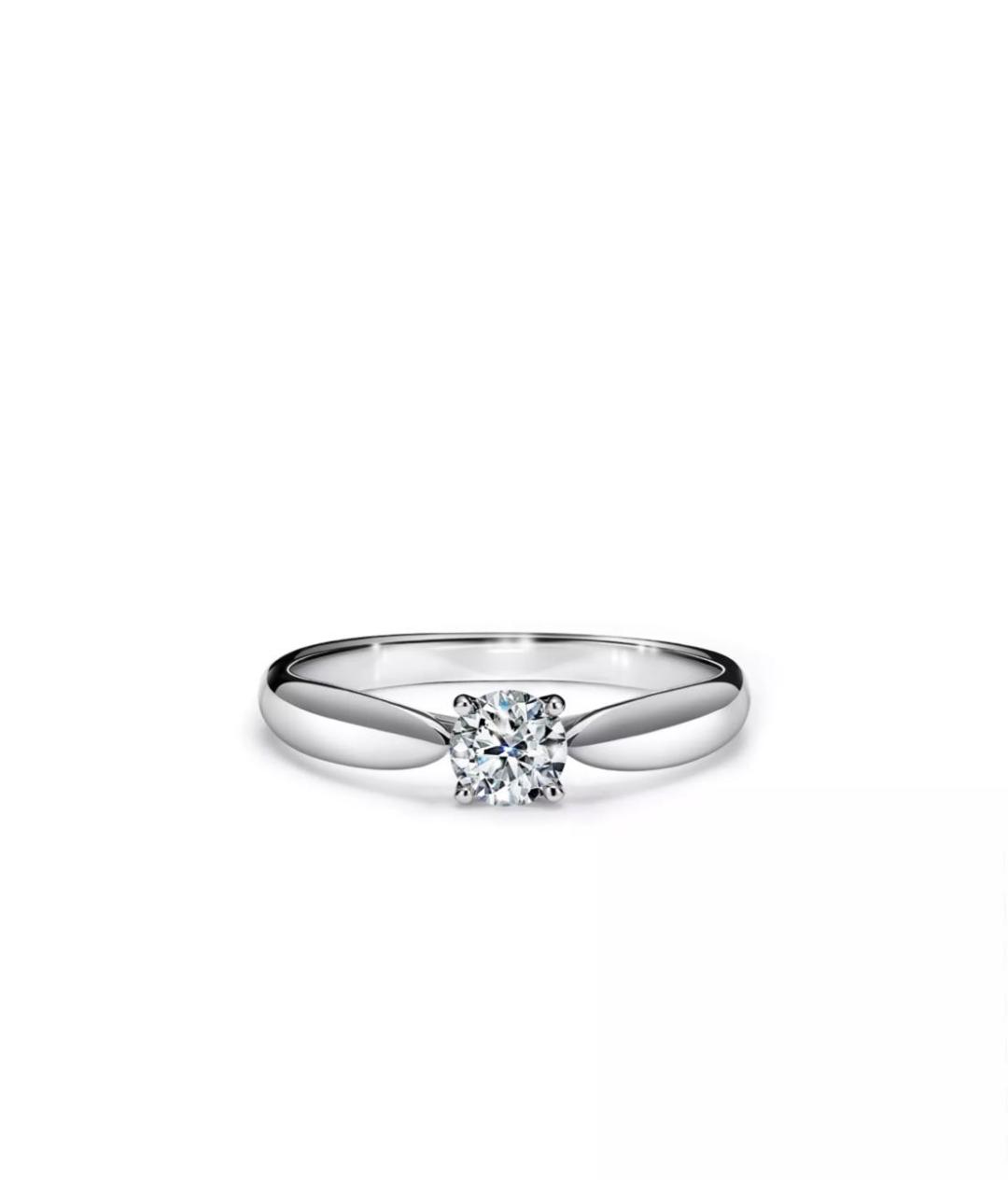 TIFFANY&CO Серебряное платиновое кольцо, фото 5