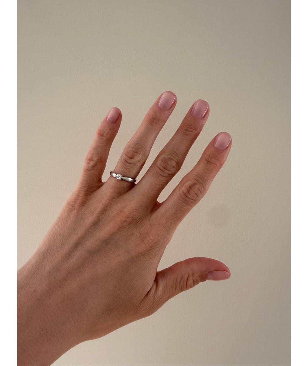 TIFFANY&CO Серебряное платиновое кольцо, фото 4