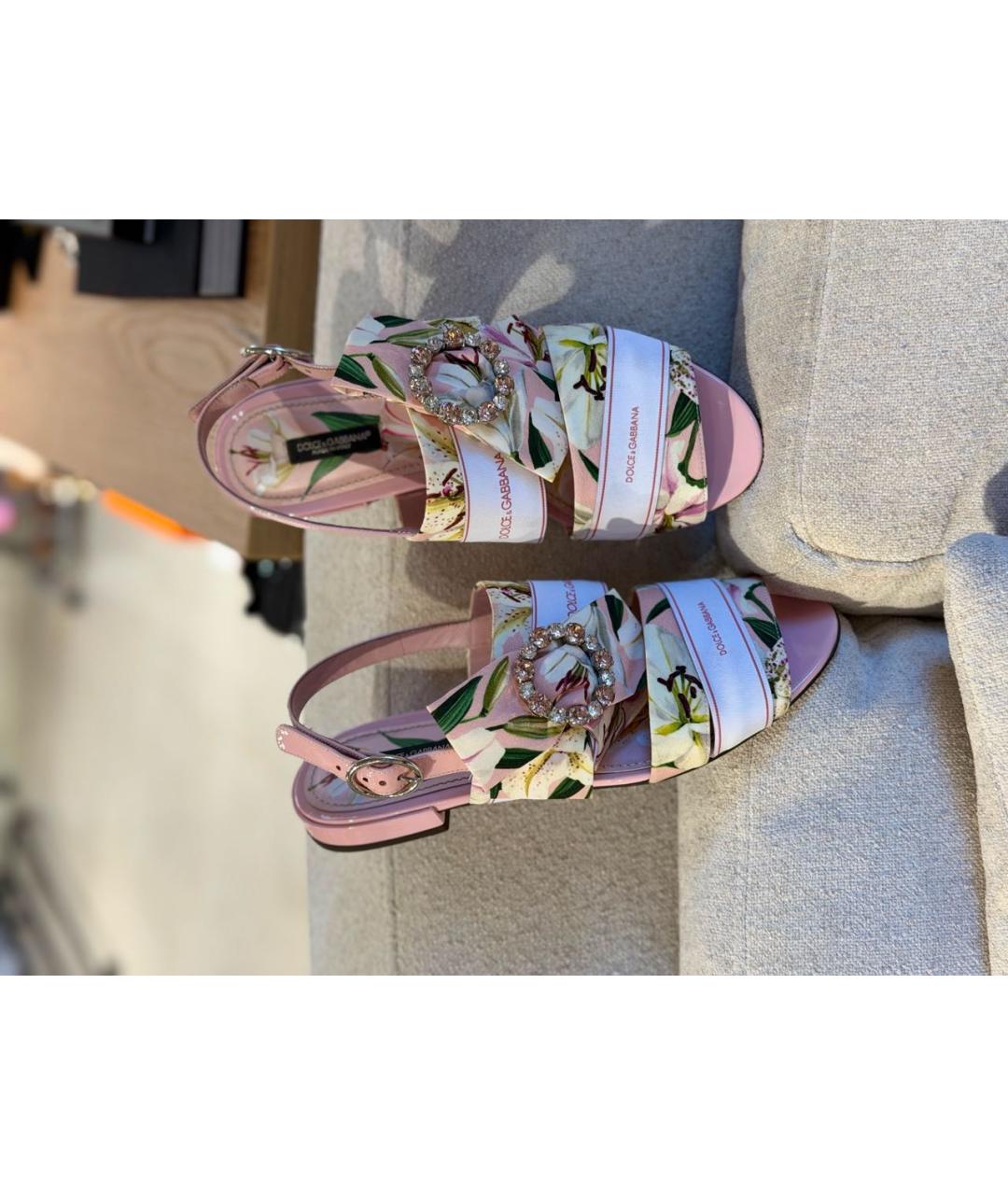 DOLCE&GABBANA Мульти босоножки, фото 3