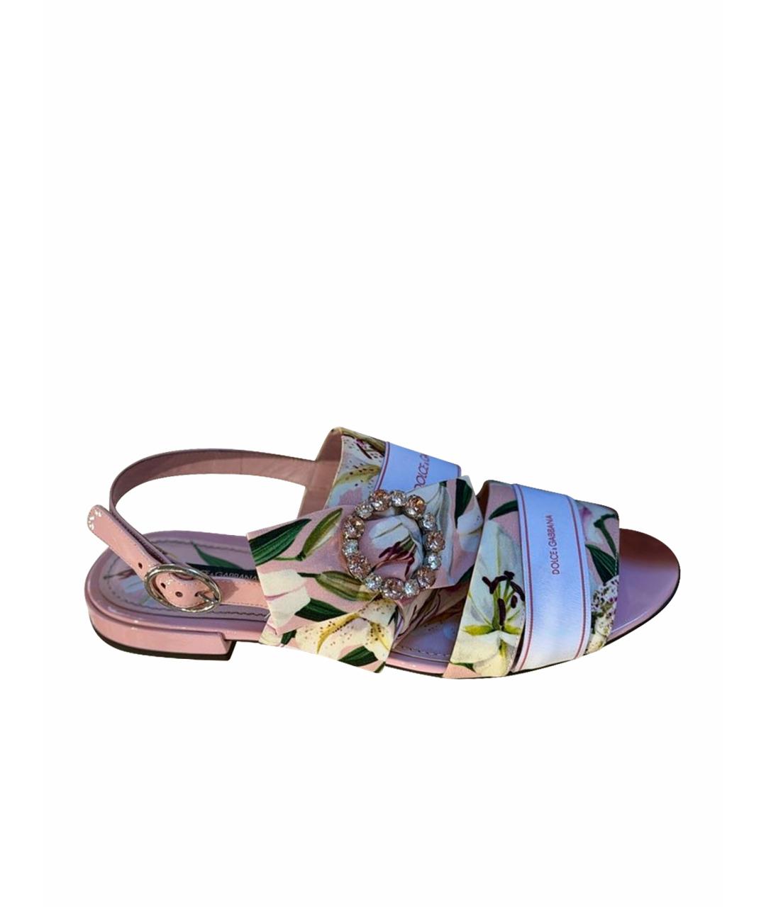 DOLCE&GABBANA Мульти босоножки, фото 1