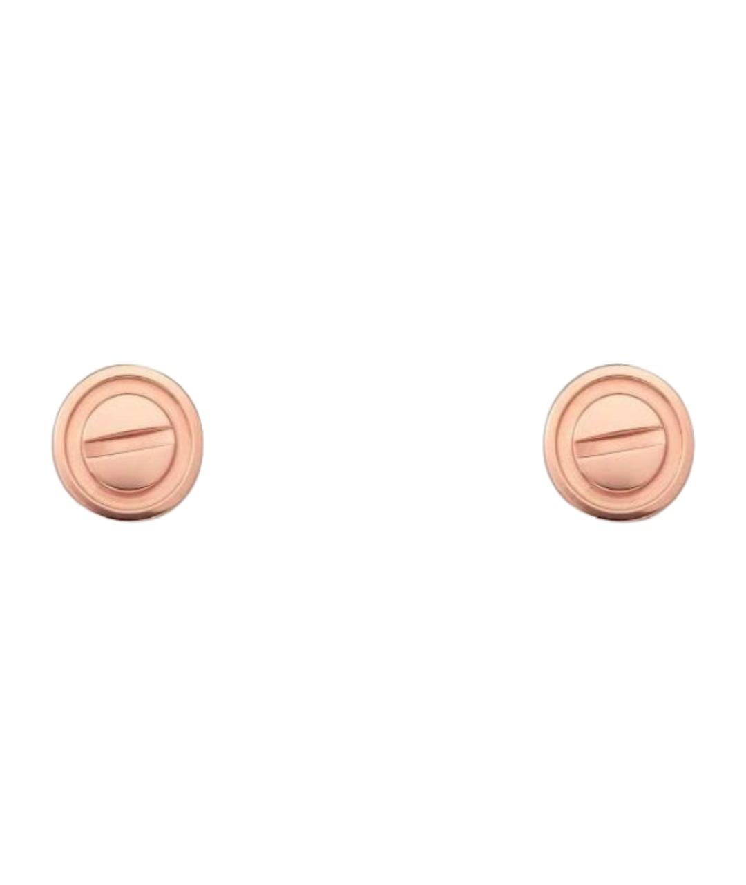 CARTIER Золотые серьги из розового золота, фото 1