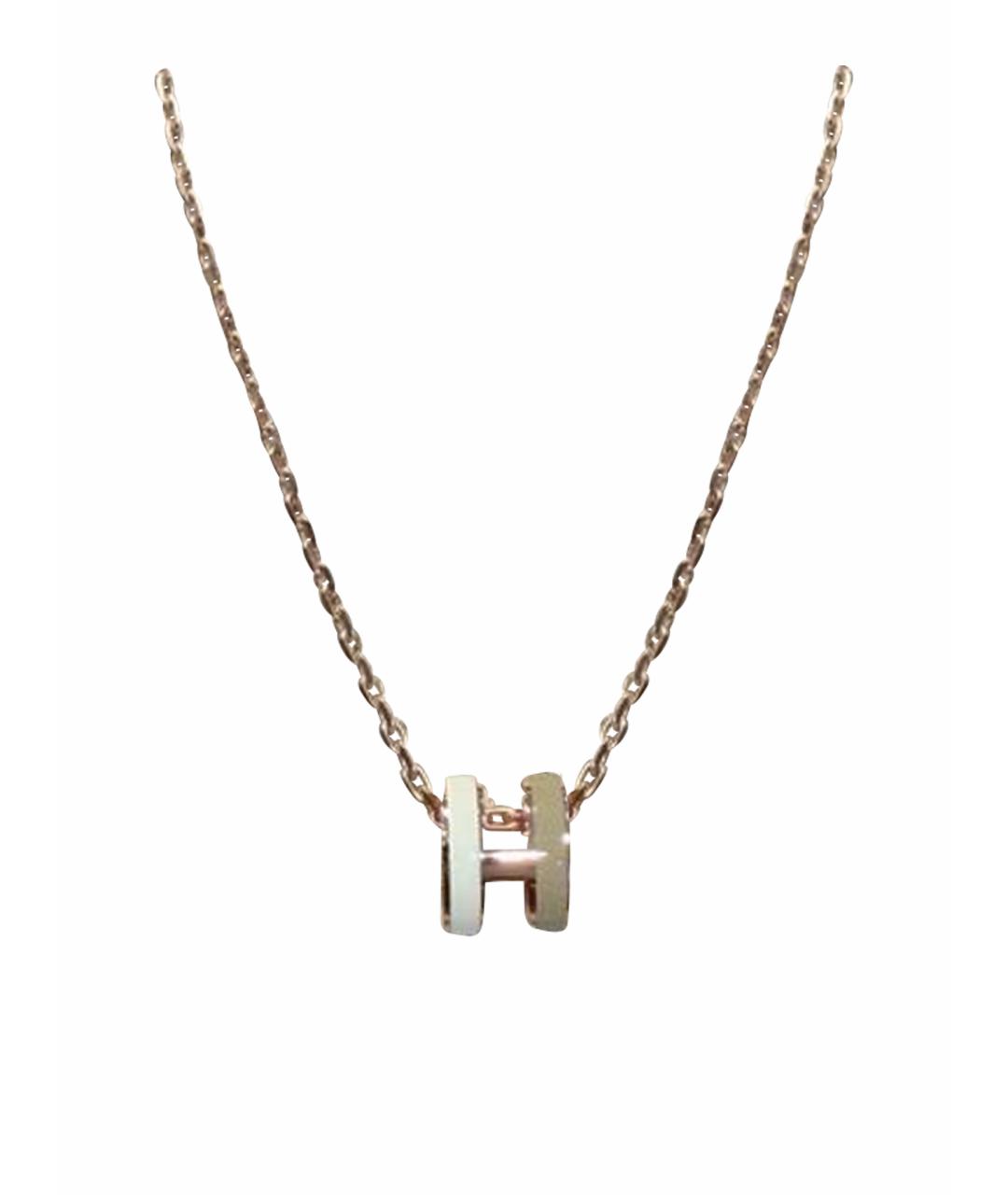 HERMES Золотая подвеска, фото 1