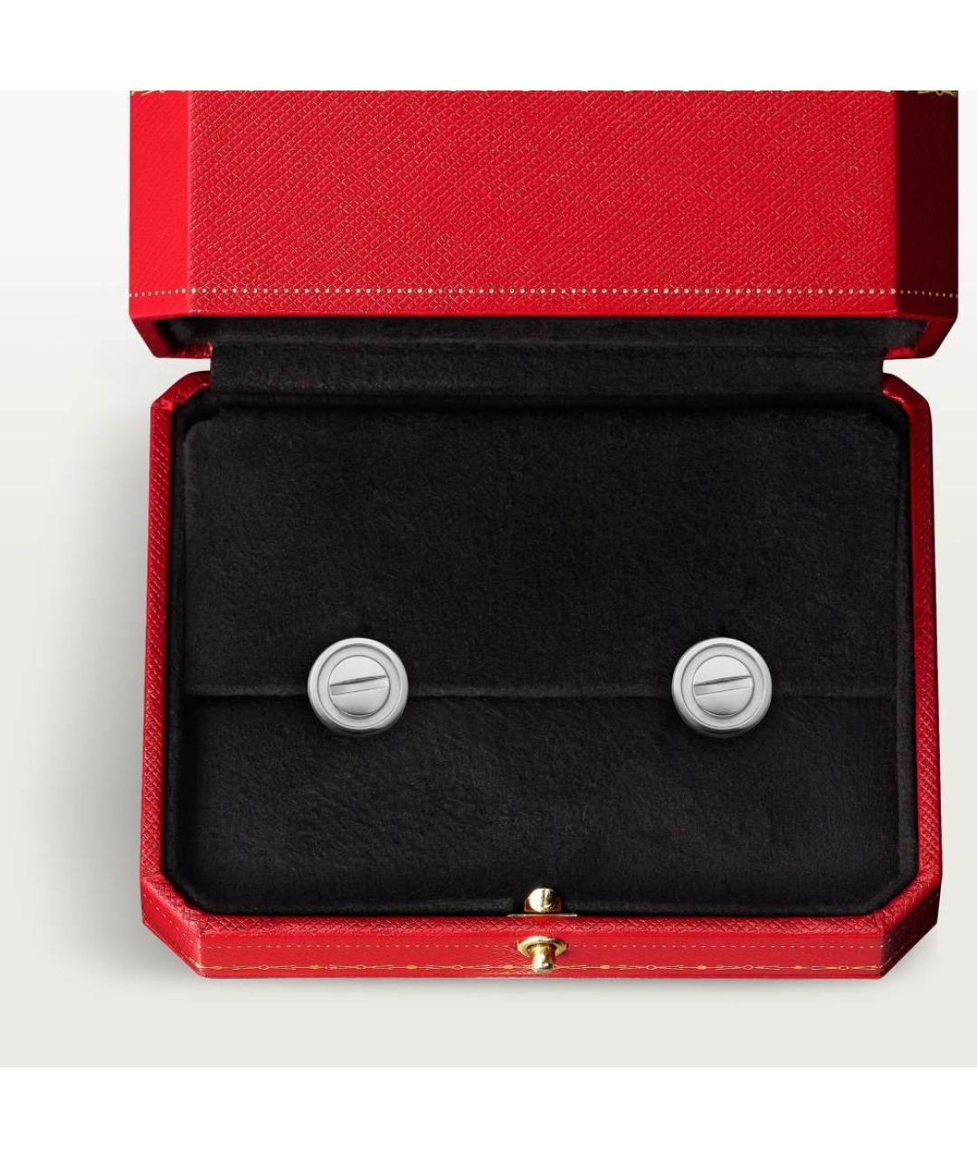 CARTIER Серебряные серьги из белого золота, фото 3
