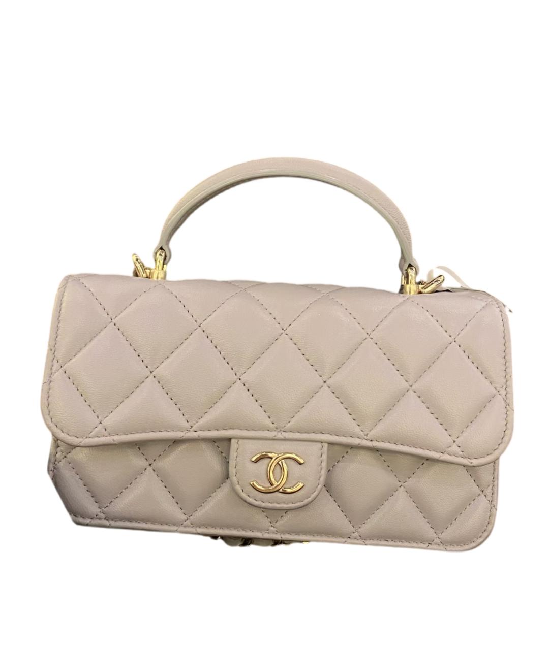 CHANEL Кожаная сумка через плечо, фото 2