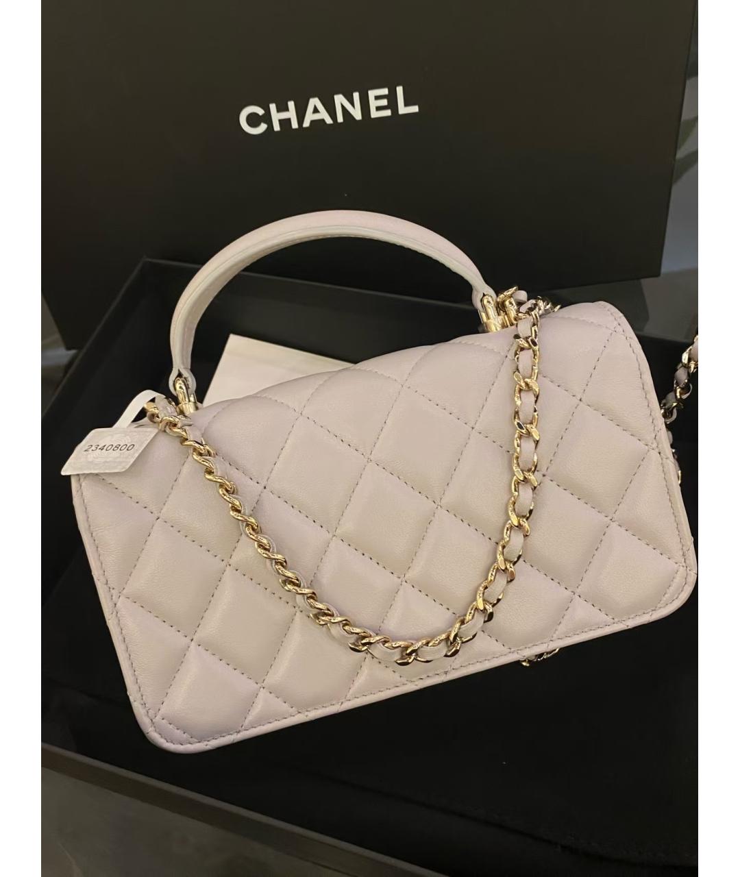CHANEL Кожаная сумка через плечо, фото 4