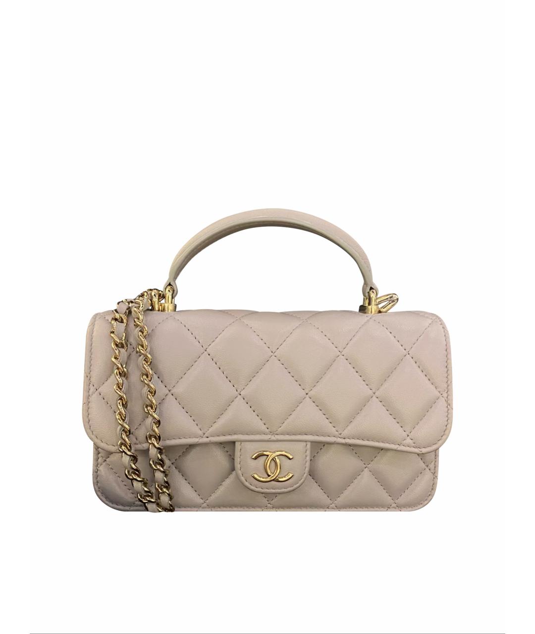 CHANEL Кожаная сумка через плечо, фото 1