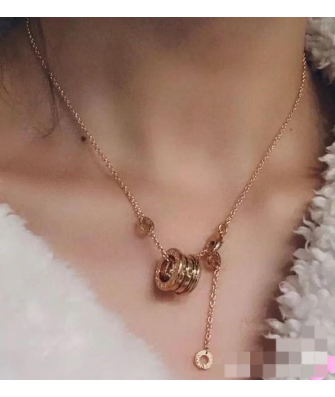 BVLGARI Золотое колье из розового золота, фото 6