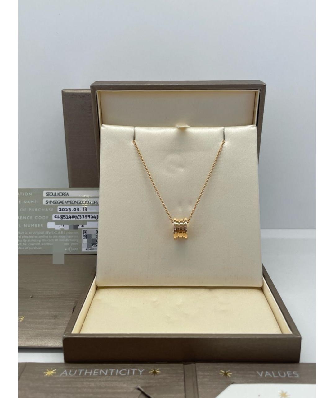 BVLGARI Золотое колье из розового золота, фото 7