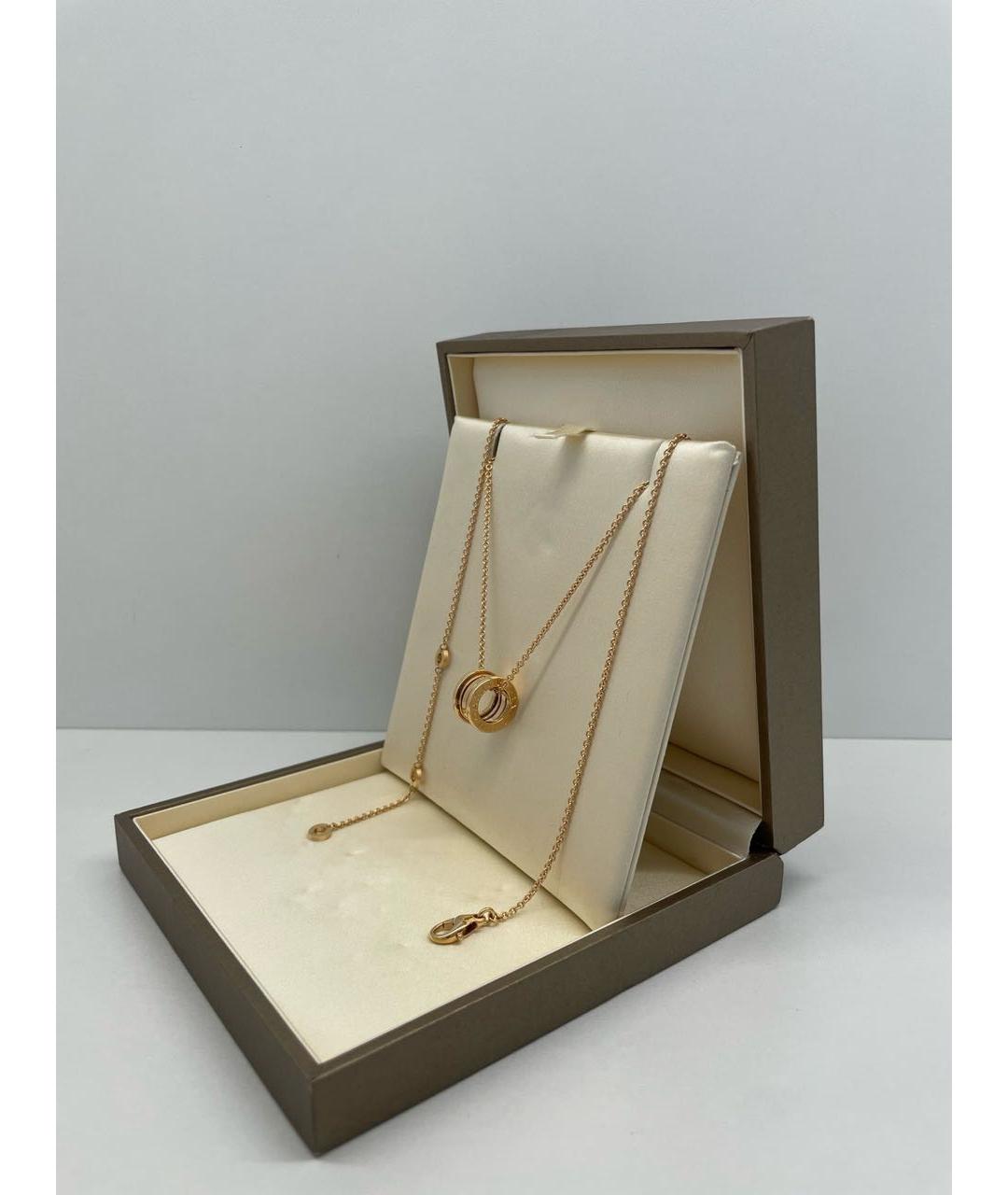 BVLGARI Золотое колье из розового золота, фото 4
