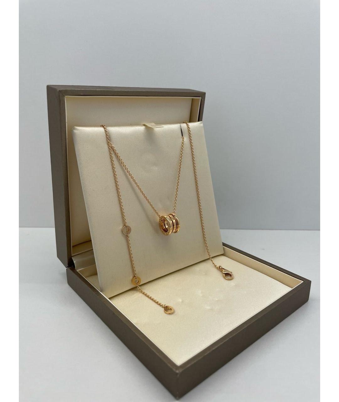 BVLGARI Золотое колье из розового золота, фото 3