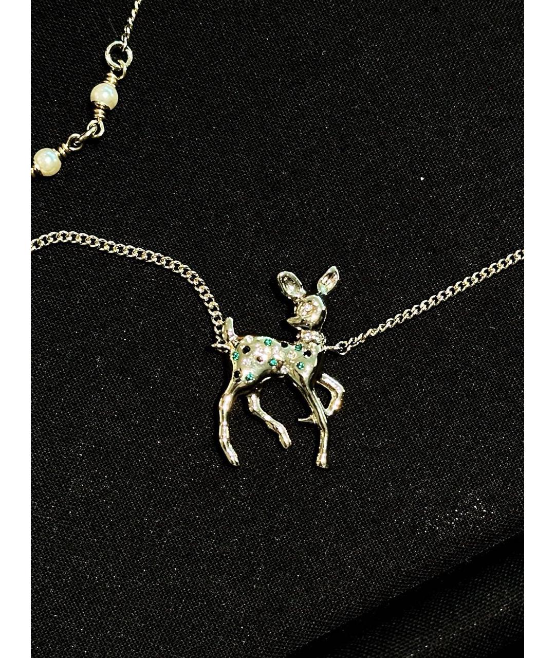 CHANEL Серебряное колье, фото 5