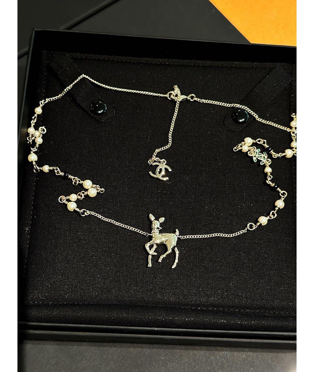 CHANEL Серебряное колье, фото 2