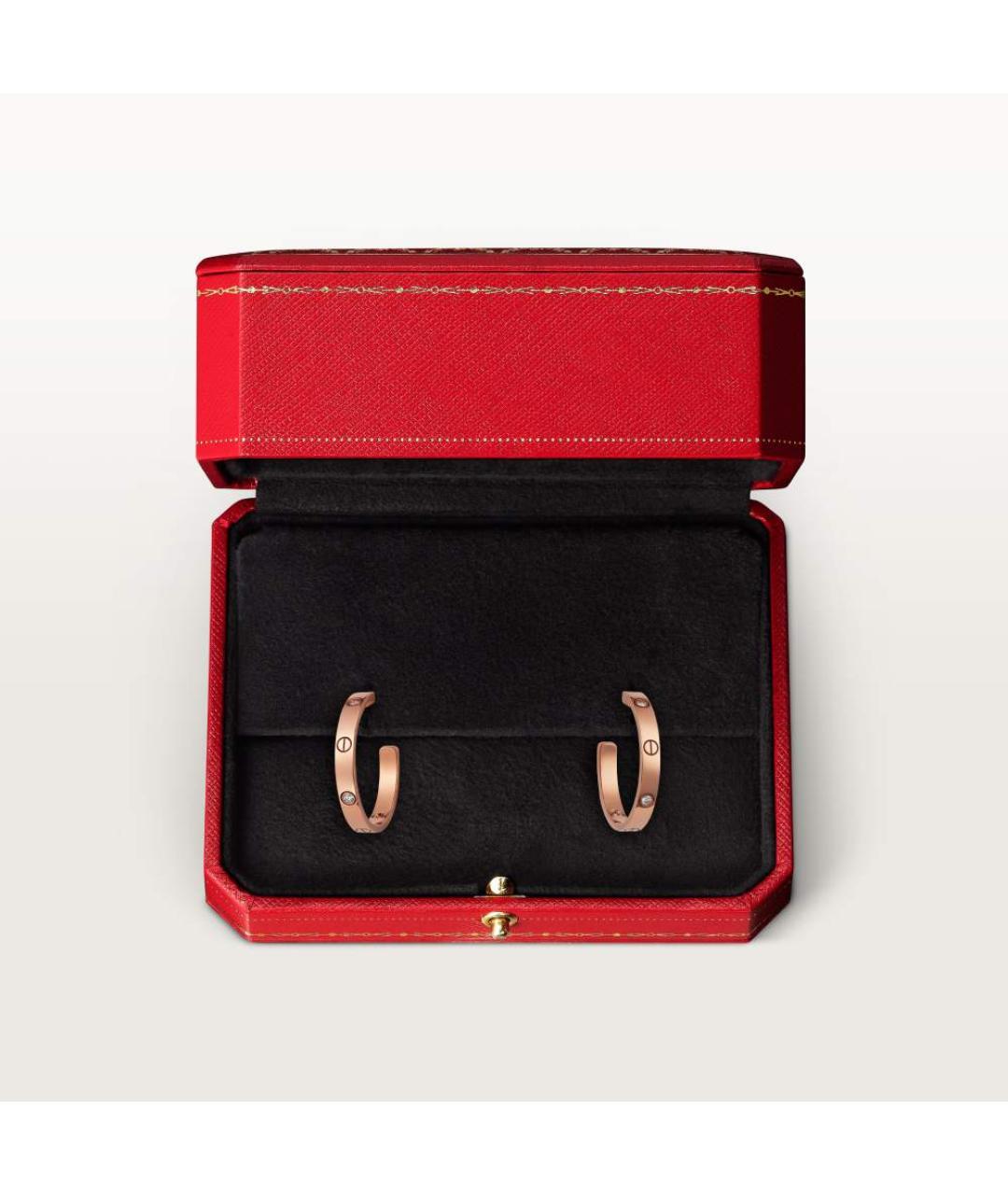 CARTIER Золотые серьги из розового золота, фото 3