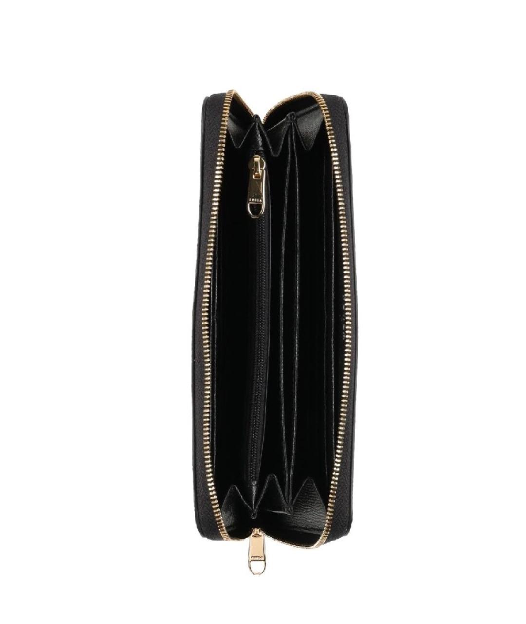 FURLA Черный кошелек из искусственной кожи, фото 4