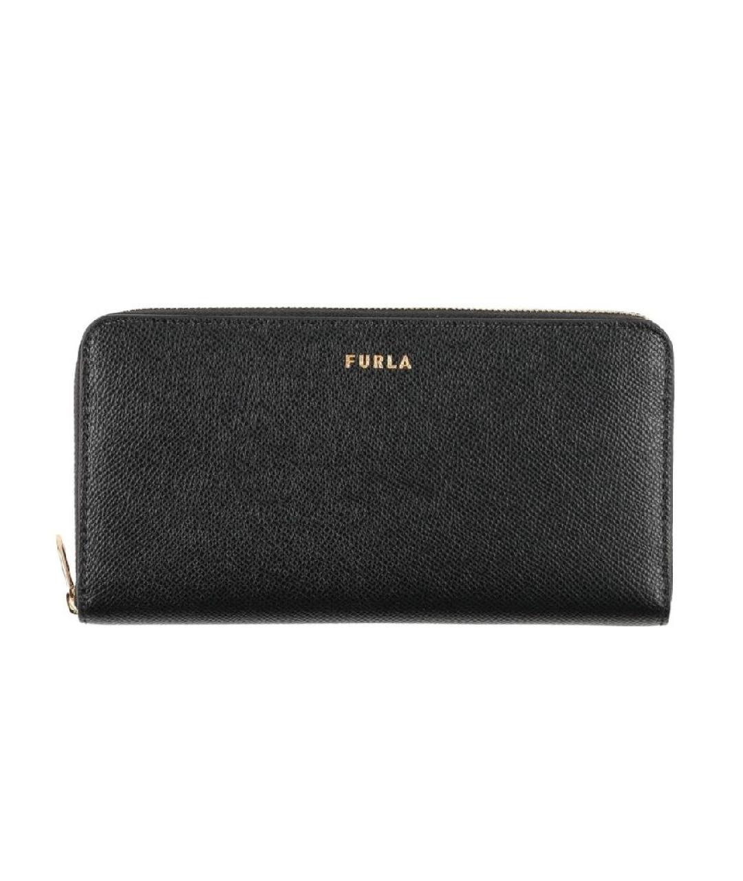 FURLA Черный кошелек из искусственной кожи, фото 1