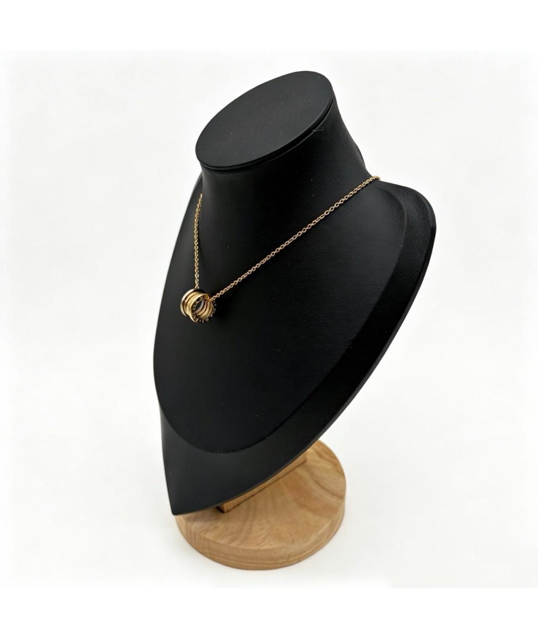 BVLGARI Золотое колье из белого золота, фото 3