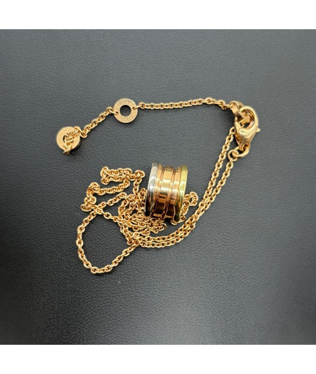 BVLGARI Золотое колье из белого золота, фото 5