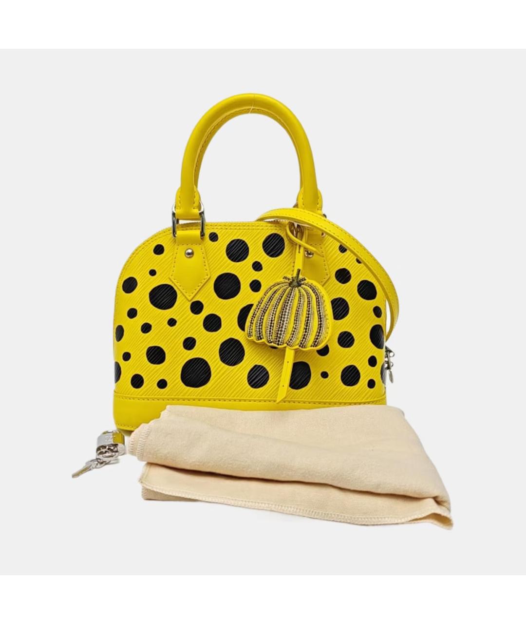 LOUIS VUITTON Желтая сумка через плечо, фото 6