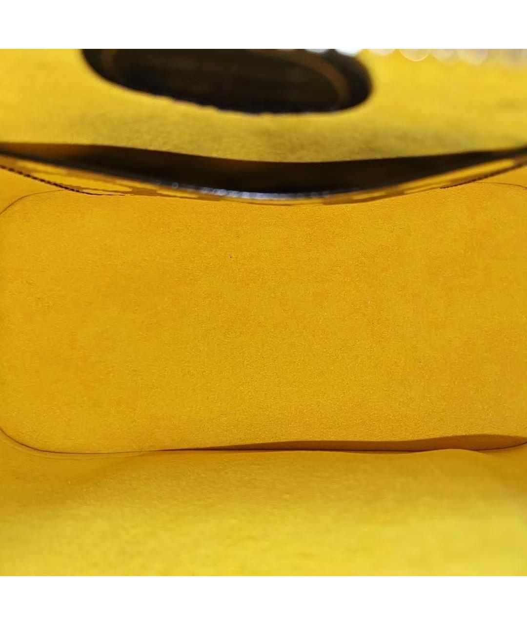 LOUIS VUITTON Желтая сумка через плечо, фото 5