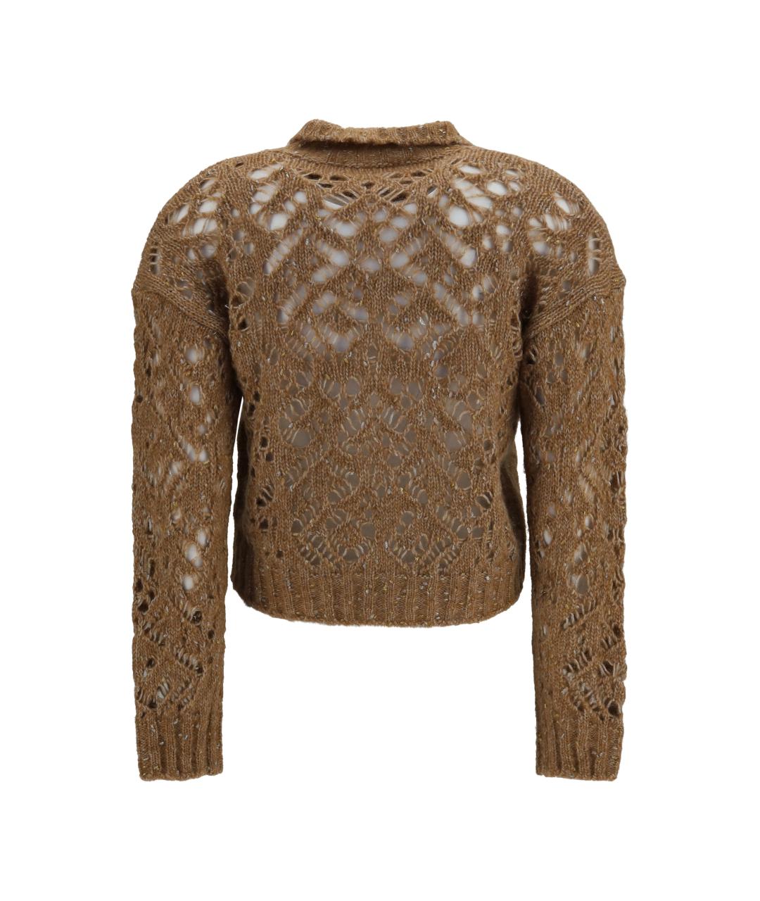 MAX MARA STUDIO Серый шерстяной кардиган, фото 2