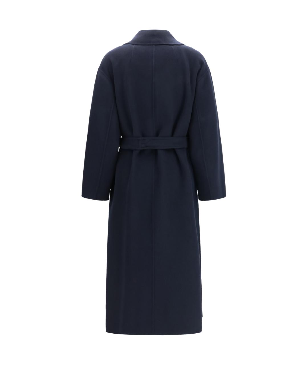 'S MAX MARA Синее шерстяное пальто, фото 2