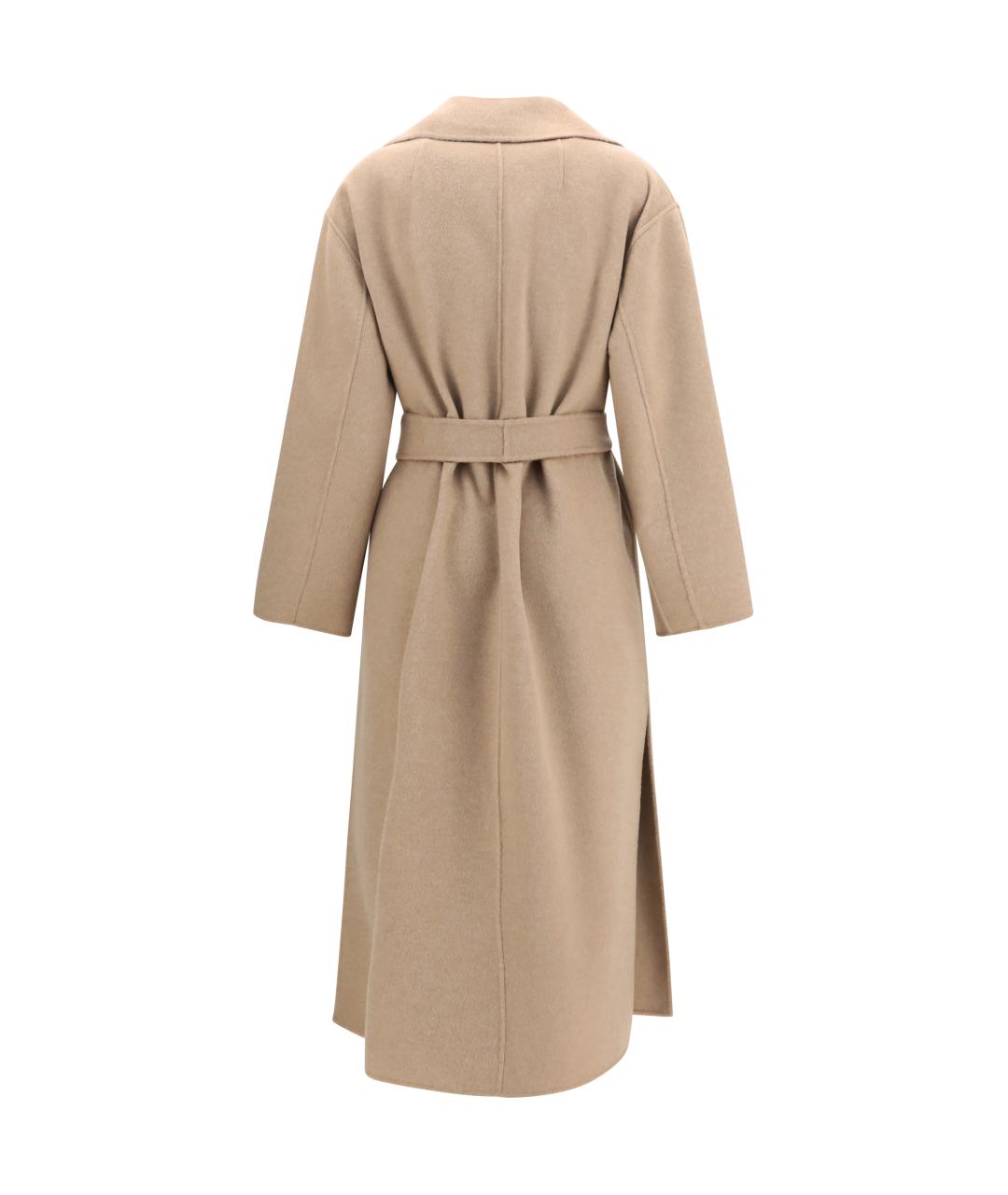 'S MAX MARA Бежевое шерстяное пальто, фото 2