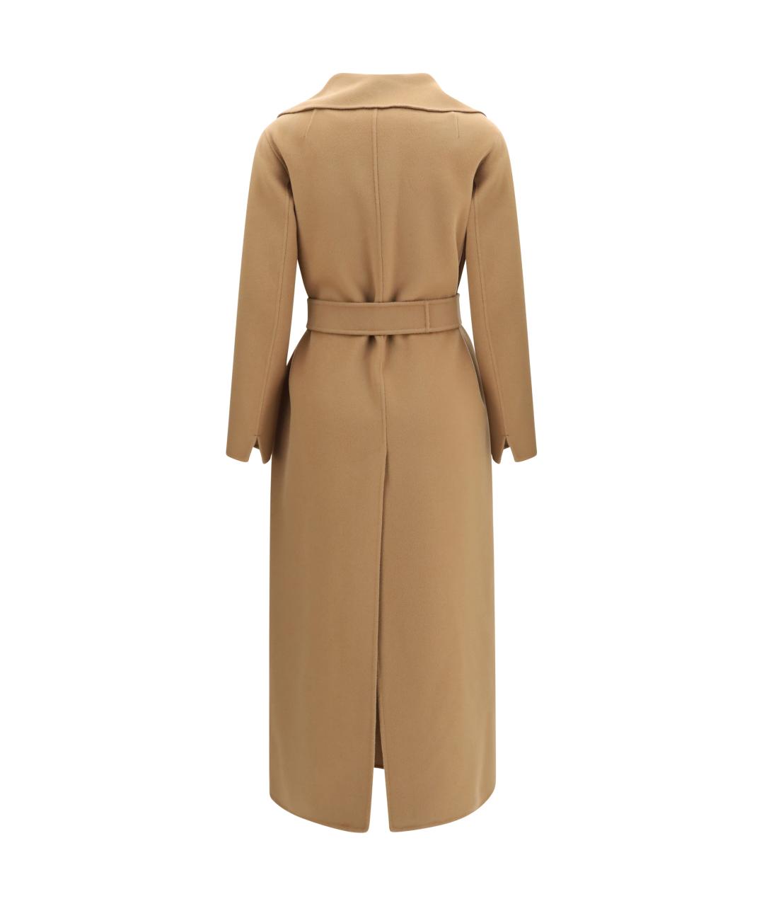 'S MAX MARA Бежевое шерстяное пальто, фото 2