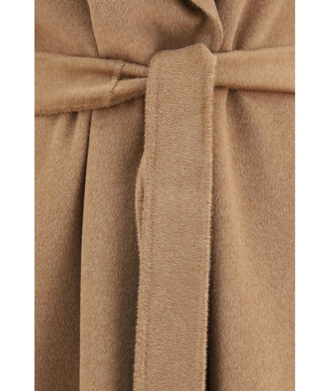 'S MAX MARA Бежевое шерстяное пальто, фото 3