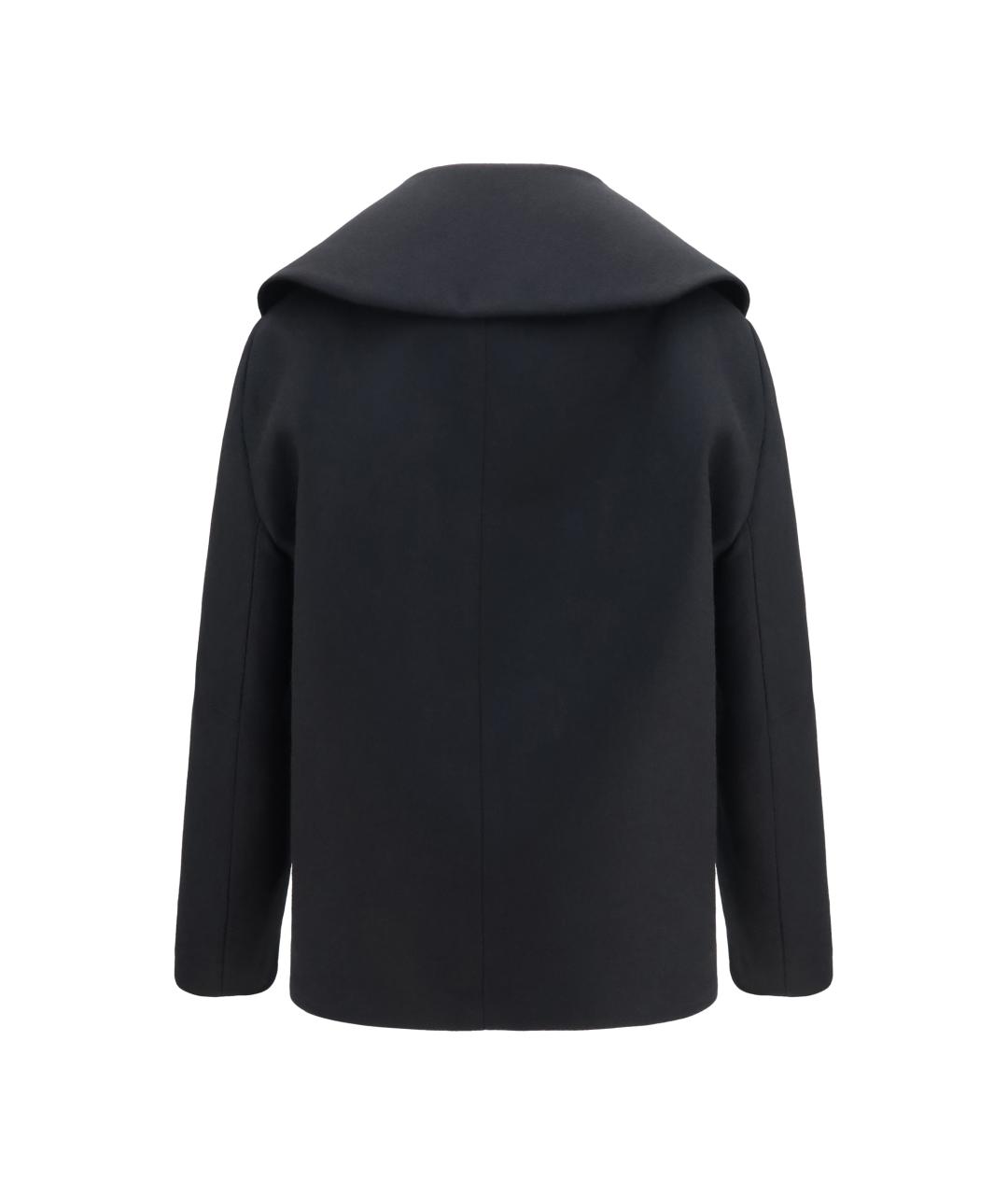 BALENCIAGA Черное пальто, фото 2