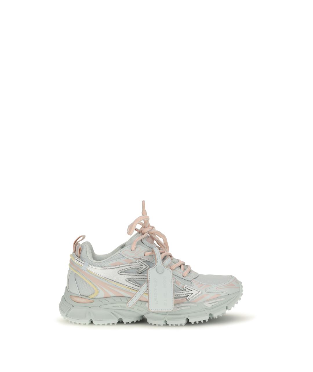 OFF-WHITE Серые текстильные кроссовки, фото 1