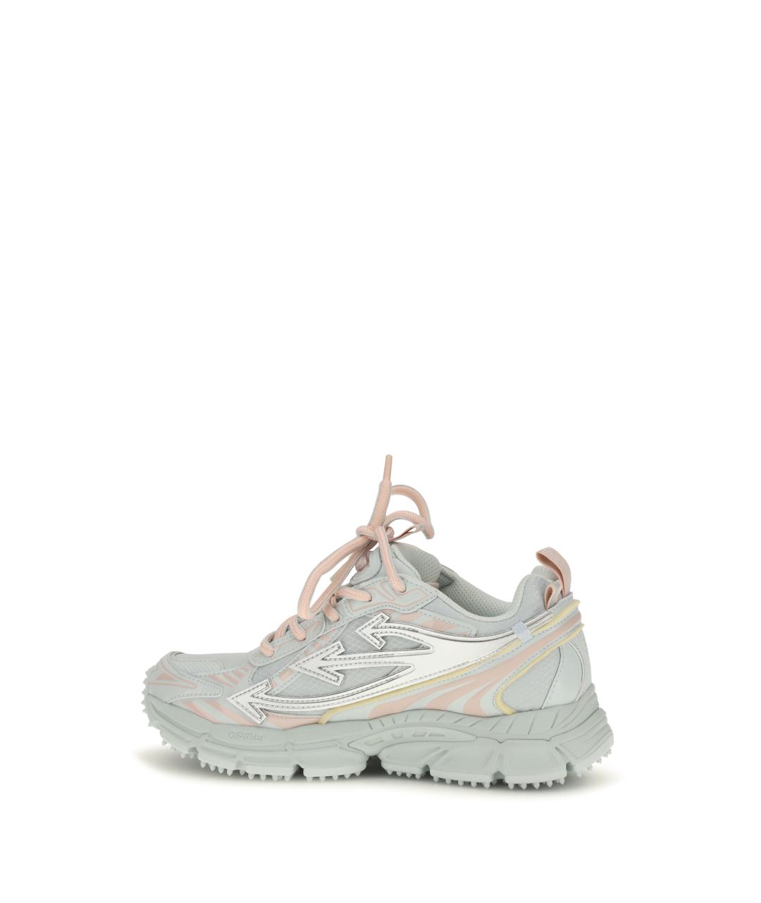 OFF-WHITE Серые текстильные кроссовки, фото 3