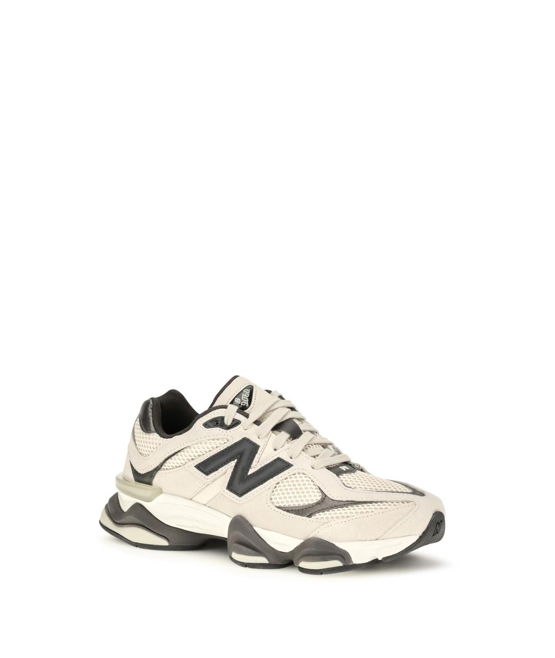 NEW BALANCE Бежевые замшевые низкие кроссовки / кеды, фото 2