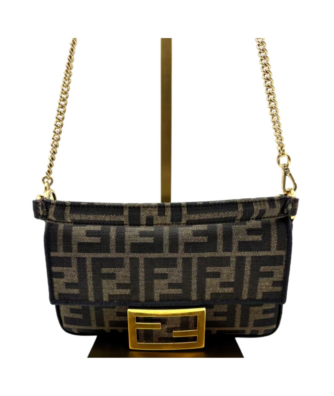 FENDI Коричневая сумка через плечо, фото 8