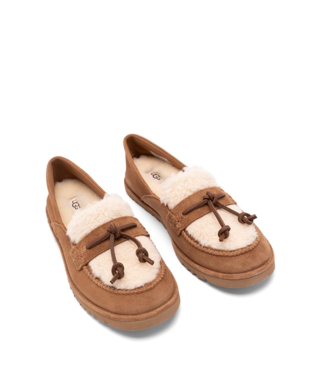 UGG Коричневые замшевые лоферы, фото 4