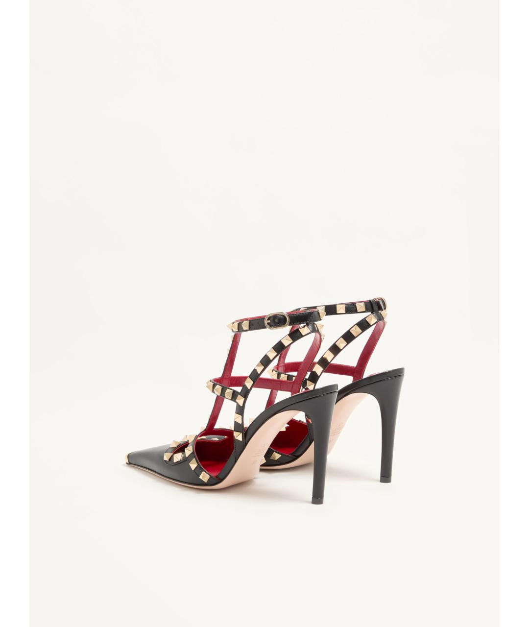 VALENTINO Черные кожаные туфли, фото 4