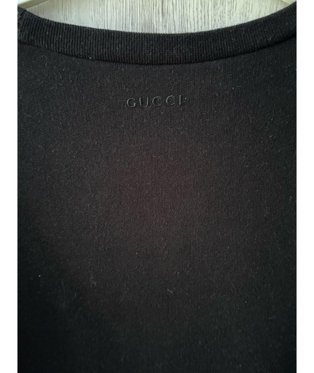 GUCCI Черный хлопковый джемпер / свитер, фото 6