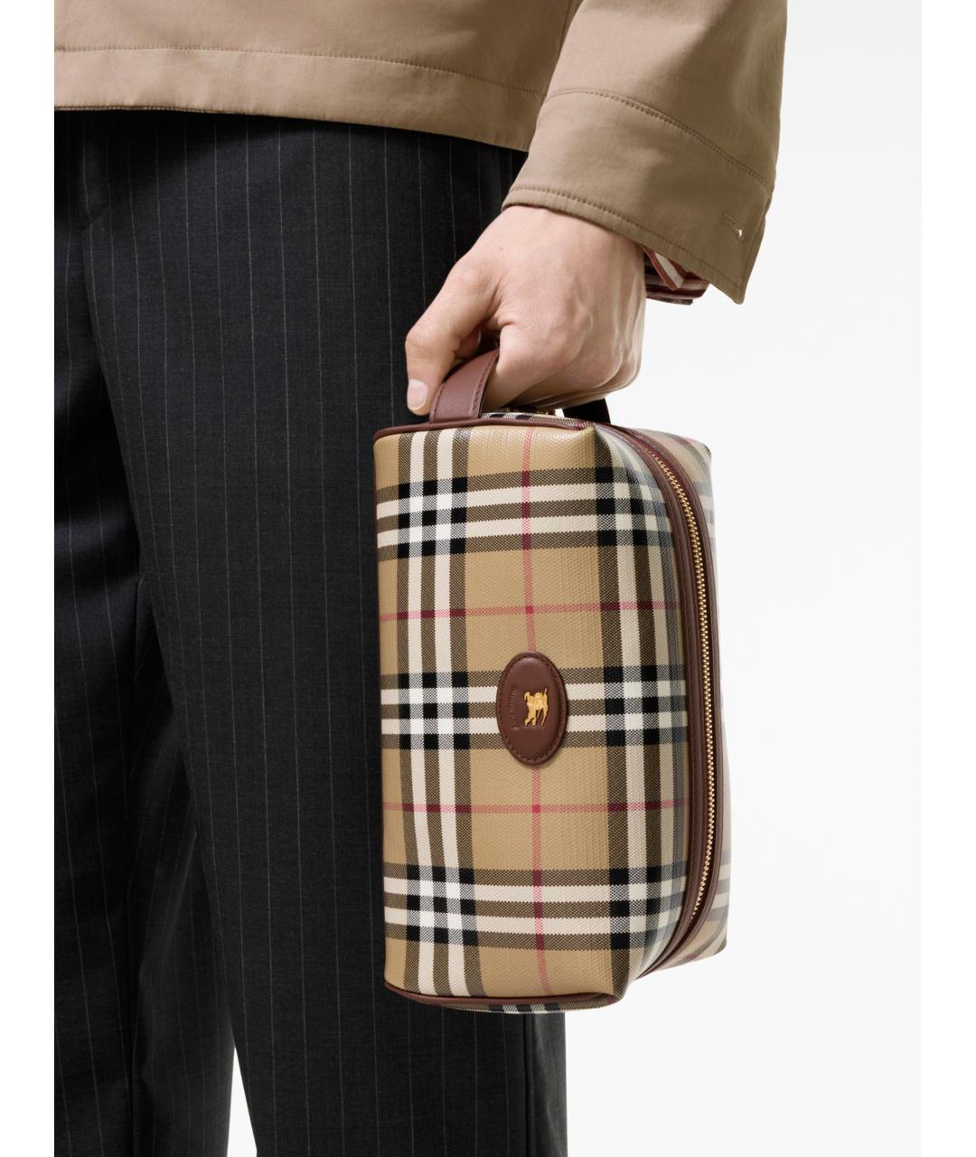 BURBERRY Бежевая барсетка, фото 2