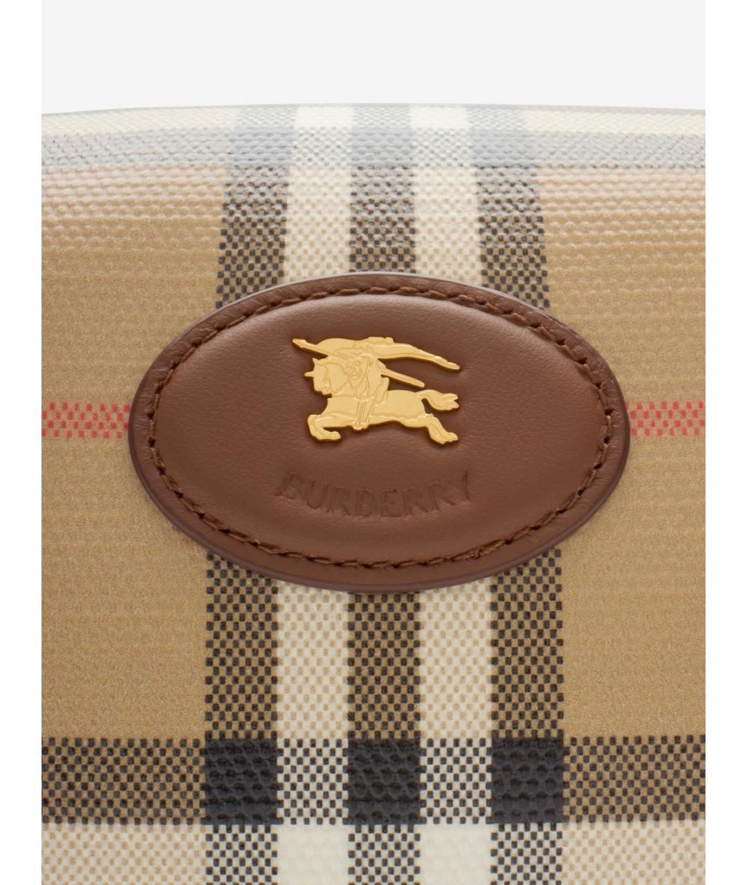 BURBERRY Бежевая барсетка, фото 5
