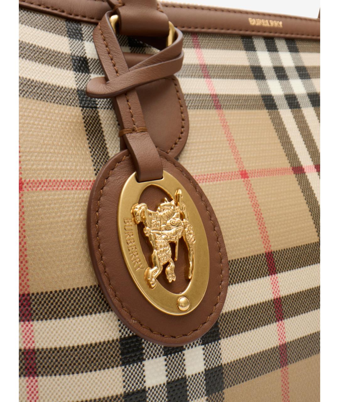 BURBERRY Бежевая сумка тоут, фото 6