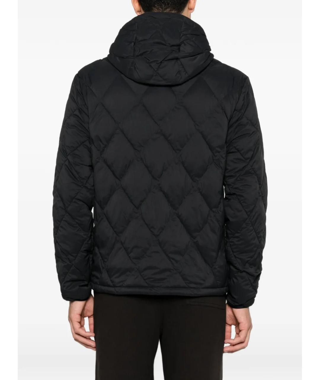 BURBERRY Черная полиамидовая куртка, фото 4