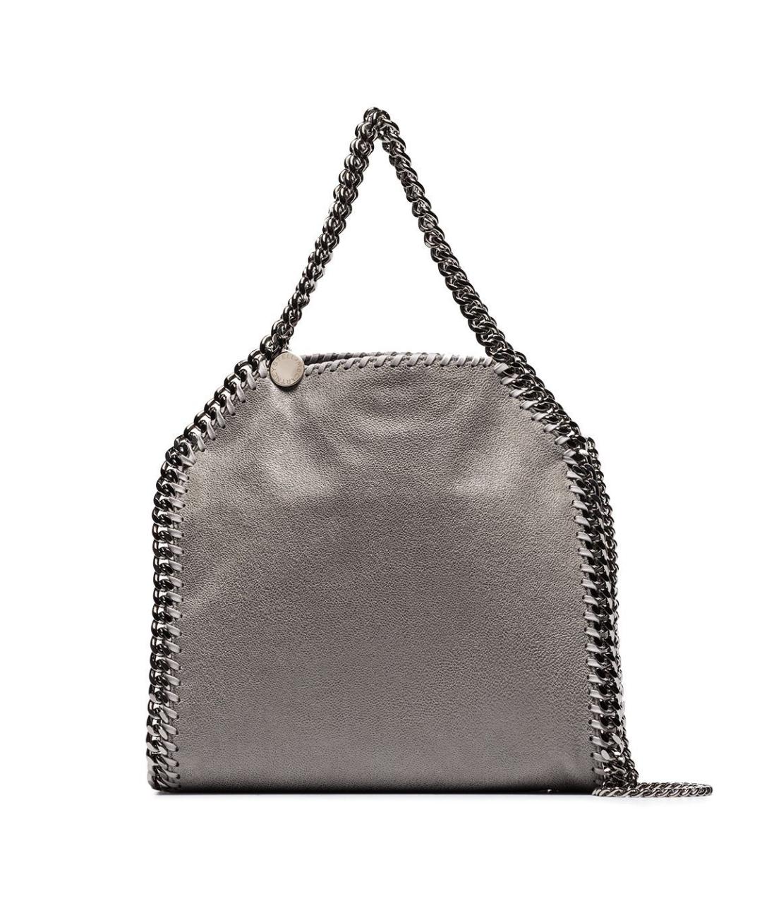 STELLA MCCARTNEY Серая сумка тоут из искусственной кожи, фото 1